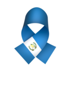 Guatemala flag element design national independence day banner ribbon png