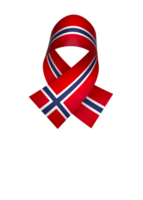 Norway flag element design national independence day banner ribbon png