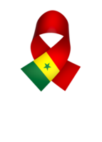 Sénégal drapeau élément conception nationale indépendance journée bannière ruban png
