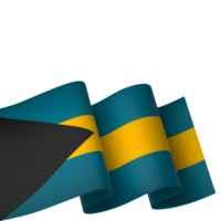 il Bahamas bandiera elemento design nazionale indipendenza giorno bandiera nastro png