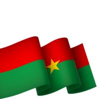 burkina faso bandera elemento diseño nacional independencia día bandera cinta png