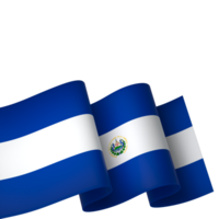 el el Salvador bandera elemento diseño nacional independencia día bandera cinta png