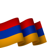 Armenia flag element design national independence day banner ribbon png