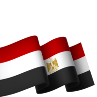 Egitto bandiera elemento design nazionale indipendenza giorno bandiera nastro png