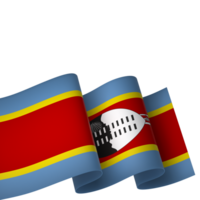 Eswatini flag element design national independence day banner ribbon png