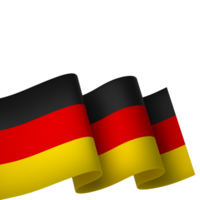 Germany flag element design national independence day banner ribbon png