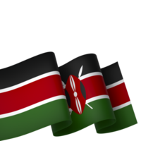 Kenia bandera elemento diseño nacional independencia día bandera cinta png