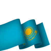 Kazakhstan flag element design national independence day banner ribbon png