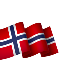 Norvegia bandiera elemento design nazionale indipendenza giorno bandiera nastro png
