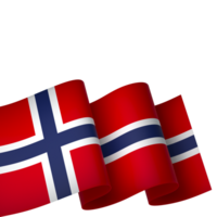 Norge flagga element design nationell oberoende dag baner band png