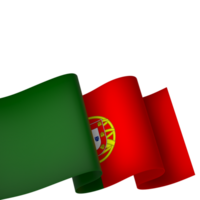 le Portugal drapeau élément conception nationale indépendance journée bannière ruban png
