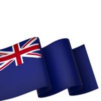 New Zealand flag element design national independence day banner ribbon png