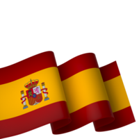 Espanha bandeira elemento Projeto nacional independência dia bandeira fita png