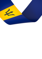 Barbados flag element design national independence day banner ribbon png