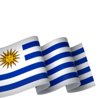 Uruguai bandeira elemento Projeto nacional independência dia bandeira fita png