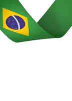 Brazilië vlag element ontwerp nationaal onafhankelijkheid dag banier lint PNG