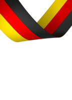 Germany flag element design national independence day banner ribbon png