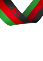 malawi flagga element design nationell oberoende dag baner band png