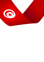 tunisien flagga element design nationell oberoende dag baner band png