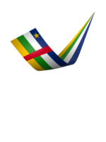 Central African Republic flag element design national independence day banner ribbon png