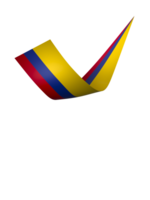 colombia flagga element design nationell oberoende dag baner band png