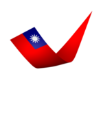 taiwan flagga element design nationell oberoende dag baner band png