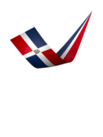 dominicain république drapeau élément conception nationale indépendance journée bannière ruban png