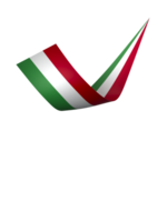 Hungary flag element design national independence day banner ribbon png