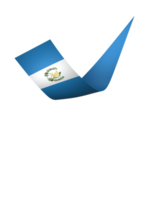 Guatemala flag element design national independence day banner ribbon png