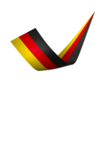 Germany flag element design national independence day banner ribbon png