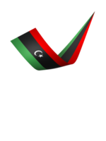 libyen flagga element design nationell oberoende dag baner band png