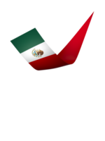 mexico flagga element design nationell oberoende dag baner band png