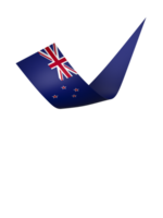 New Zealand flag element design national independence day banner ribbon png