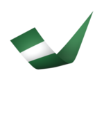 Nigeria bandiera elemento design nazionale indipendenza giorno bandiera nastro png