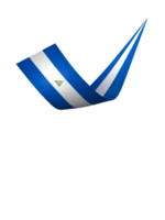 Nicaragua vlag element ontwerp nationaal onafhankelijkheid dag banier lint PNG