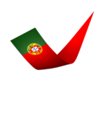 Portogallo bandiera elemento design nazionale indipendenza giorno bandiera nastro png