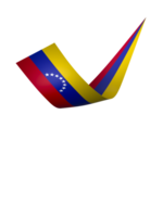 Venezuela flag element design national independence day banner ribbon png