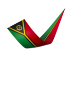 Vanuatu flag element design national independence day banner ribbon png