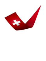 Schweiz Flagge Element Design National Unabhängigkeit Tag Banner Band png