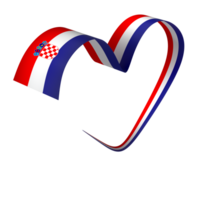 Croatia flag element design national independence day banner ribbon png