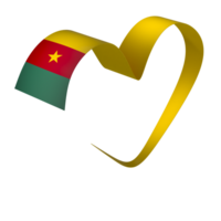 cameroon flagga element design nationell oberoende dag baner band png