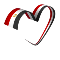 Egypt flag element design national independence day banner ribbon png