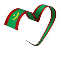 Mauritanie drapeau élément conception nationale indépendance journée bannière ruban png