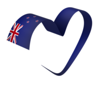 New Zealand flag element design national independence day banner ribbon png