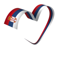 Serbie drapeau élément conception nationale indépendance journée bannière ruban png
