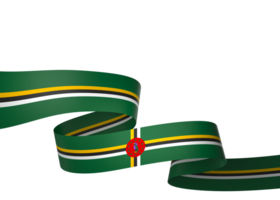 Dominica Flagge Element Design National Unabhängigkeit Tag Banner Band png