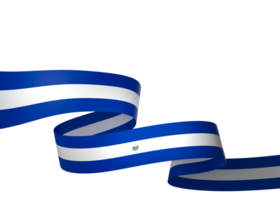 el Salvador Flagge Element Design National Unabhängigkeit Tag Banner Band png