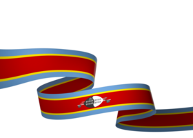 Eswatini flag element design national independence day banner ribbon png