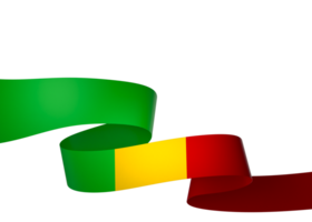 mali bandiera elemento design nazionale indipendenza giorno bandiera nastro png