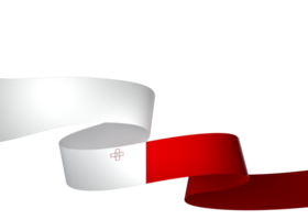 malta flagga element design nationell oberoende dag baner band png